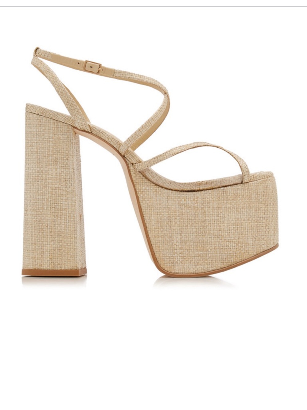 Cult Gaia
Sofie Raffia Platform Sandals